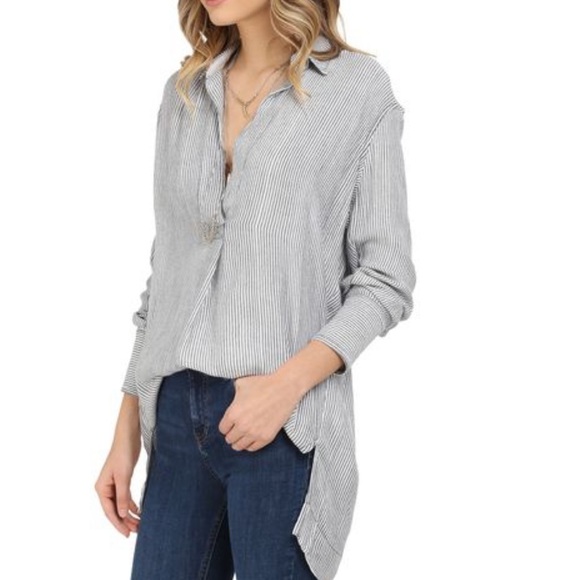 Free People Tops - Free people on the road shirt rayon casual top